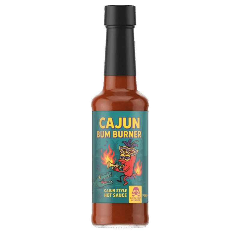 Cajun Bum Burner - Firefoods hot sauce range by Wiltshire Chilli Farm