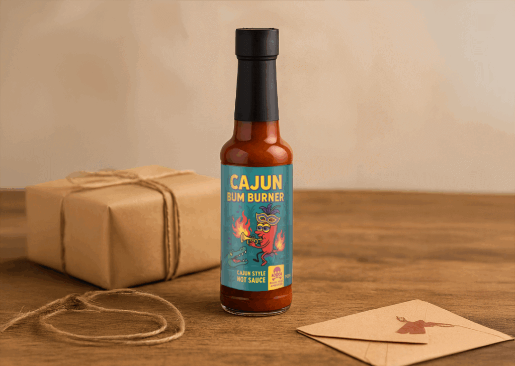 Cajun Bum Burner - Firefoods hot sauce range by Wiltshire Chilli Farm