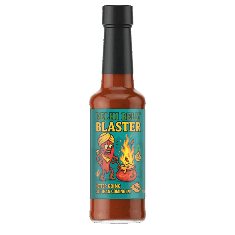 Dehli Belly Blaster - Firefoods hot sauce range by Wiltshire Chilli Farm