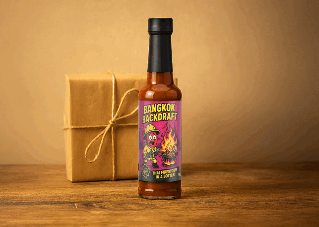 Bangkok Backdraft - Firefoods hot sauce range by Wiltshire Chilli Farm