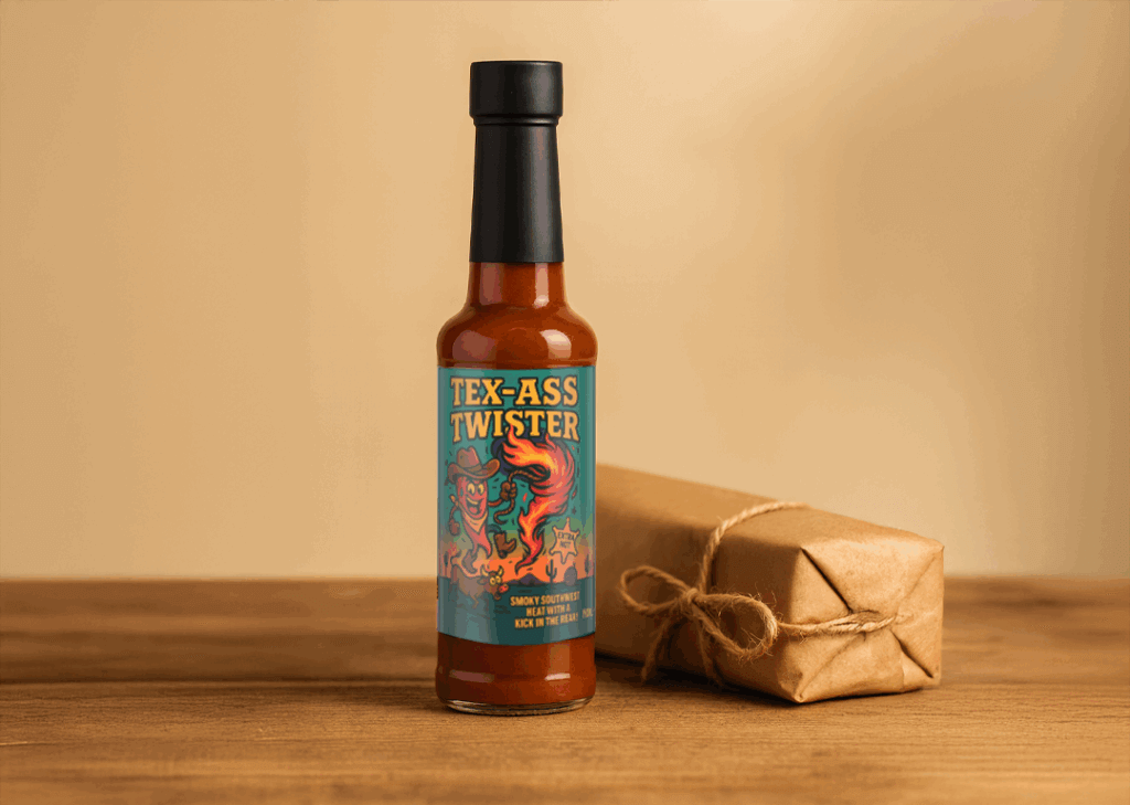 Tex-Ass Twister - Firefoods hot sauce range by Wiltshire Chilli Farm